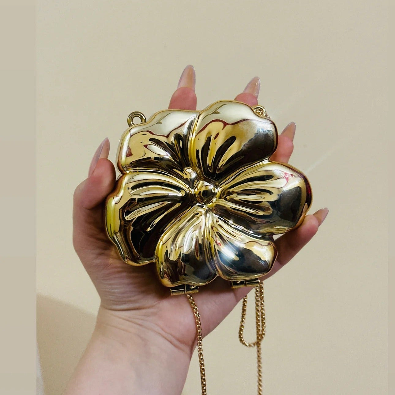 Golden Bloom Clutch