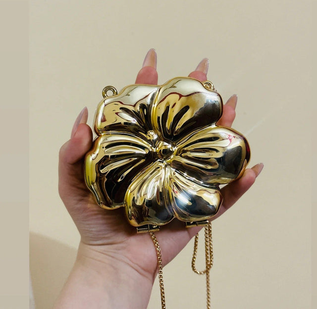 Golden Bloom Clutch