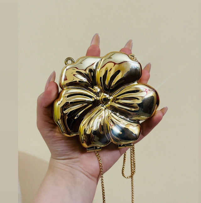 Golden Bloom Clutch