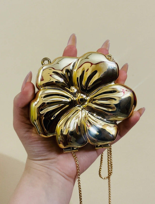 Golden Bloom Clutch